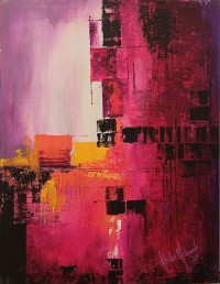 Aisha Mahmood, 18 x 24 Inch, Acrylic on Canvas, Abstract Painting, AC-AIMD-089 Aisha Mahmood, 18 x 24 Inch, Acrylic on Canvas, Abstract Painting, AC-AIMD-089